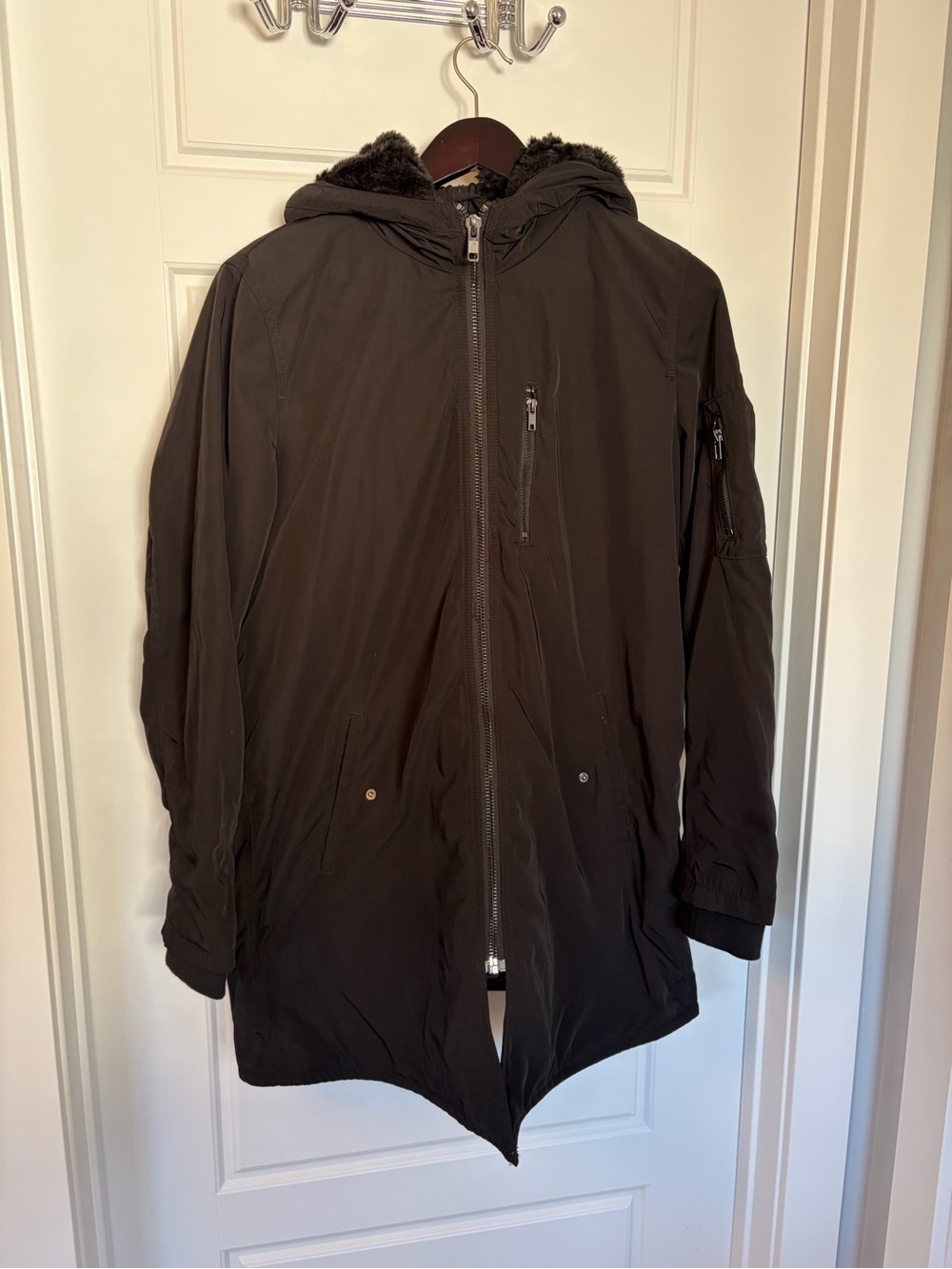 H&M Longer Womens Military Inspired Coat